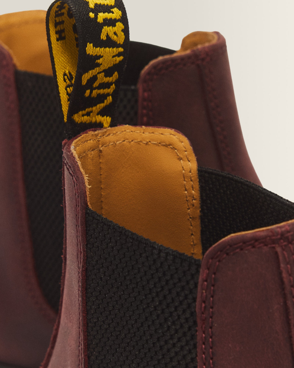 2976 Yellow Stitch Crazy Horse Chelsea Boots - view 3
