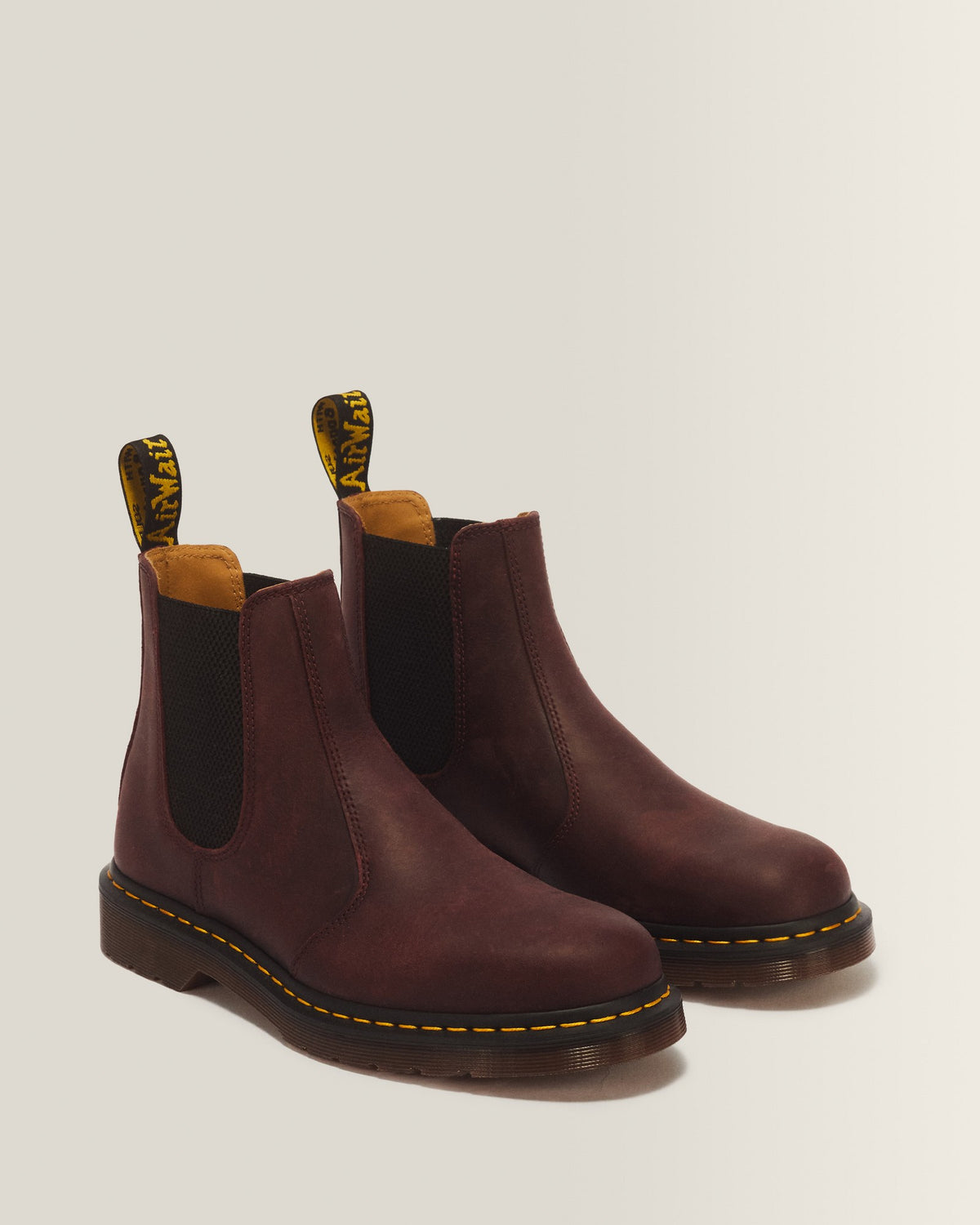 2976 Yellow Stitch Crazy Horse Chelsea Boots - view 5