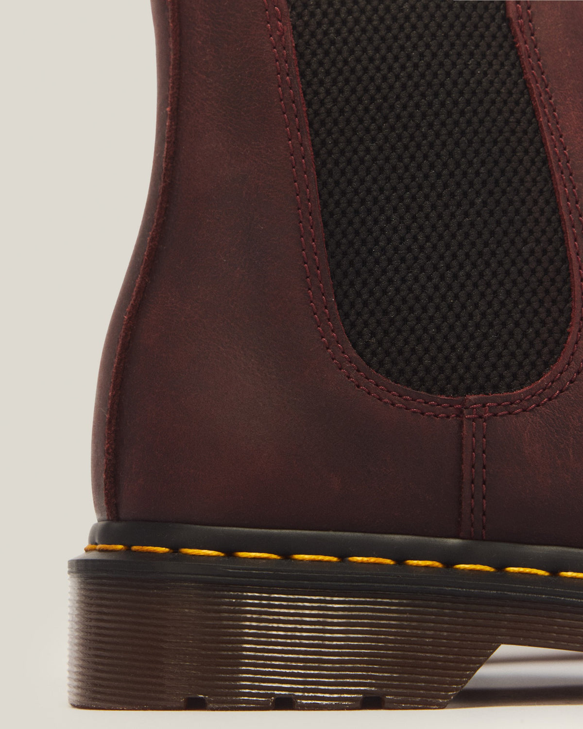 2976 Yellow Stitch Crazy Horse Chelsea Boots - view 8