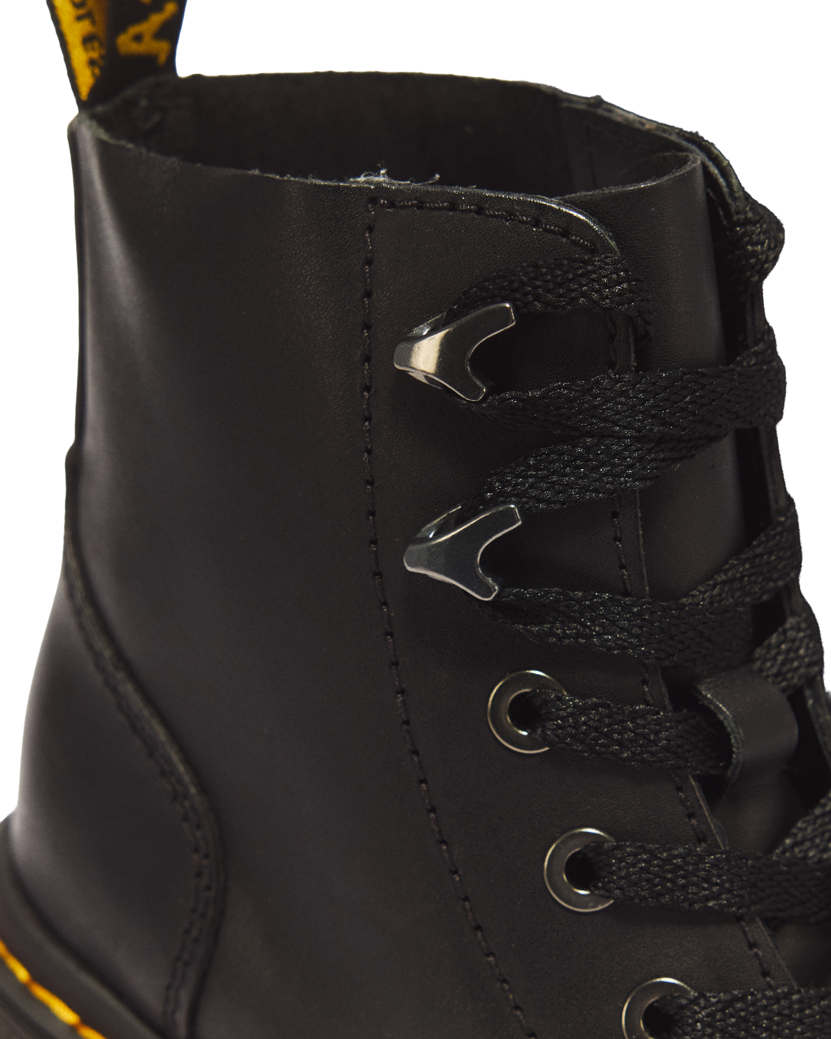 Jesy Sendal Leather Lace Up Flared Heel Boots - view 3
