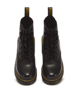 Jesy Sendal Leather Lace Up Flared Heel Boots - view 4