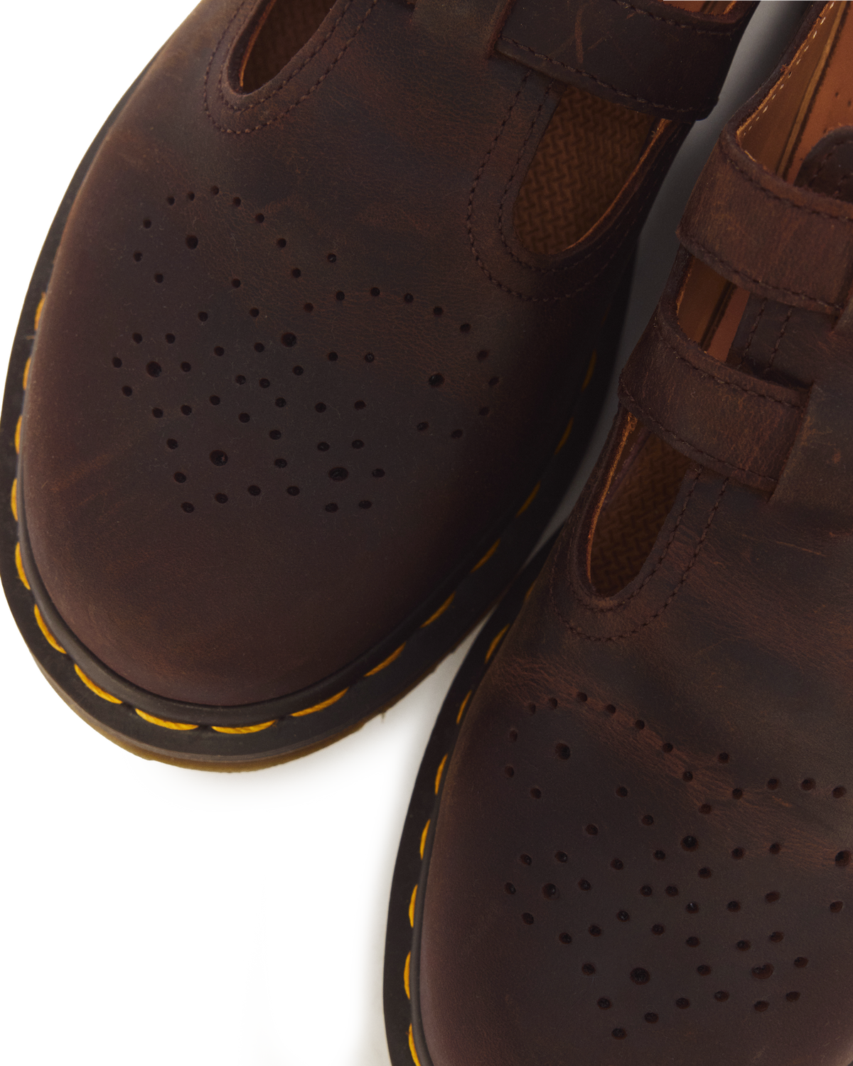 8065 Crazy Horse Leather Mary Jane Shoes - view 8