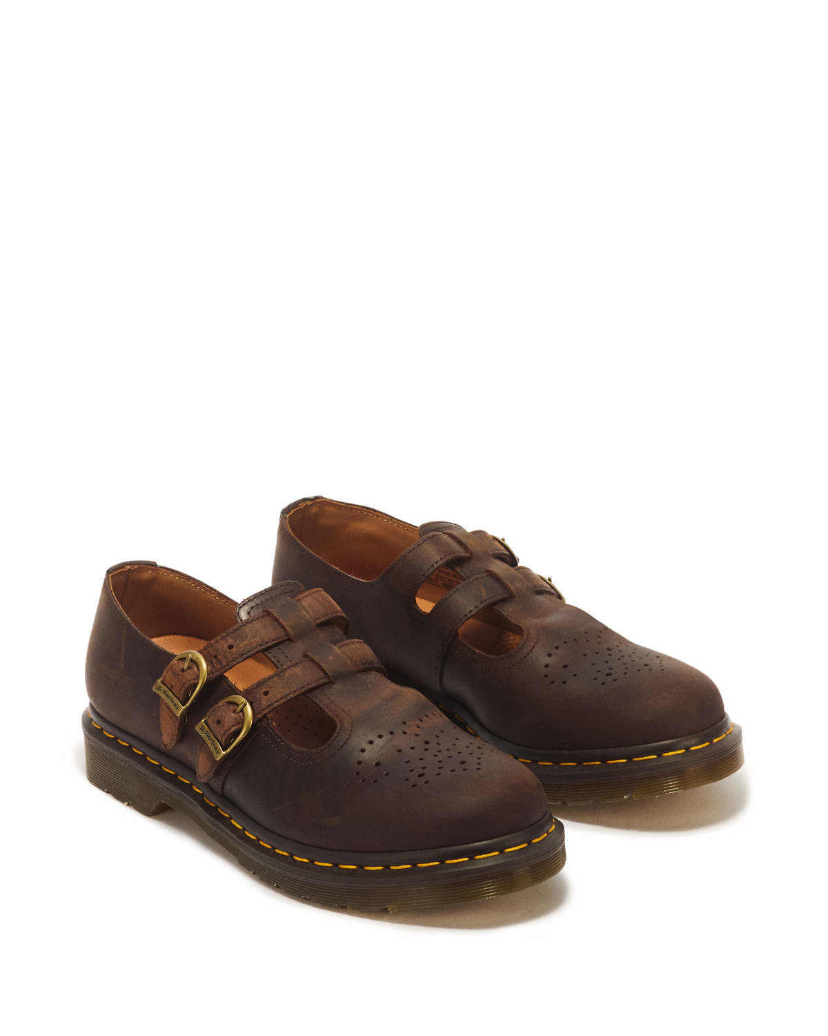 8065 Crazy Horse Leather Mary Jane Shoes - view 5