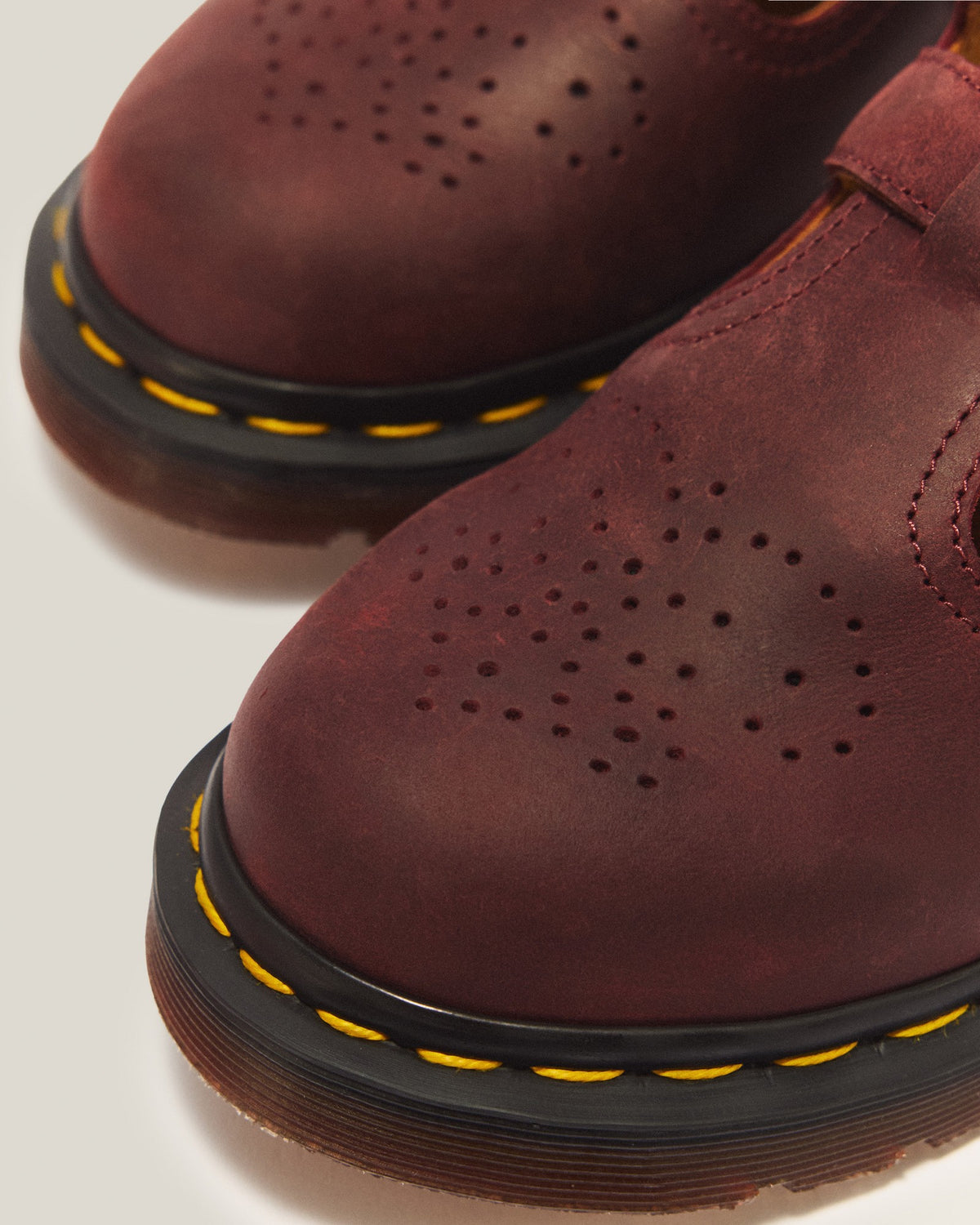 8065 Crazy Horse Leather Mary Jane Shoes - view 8