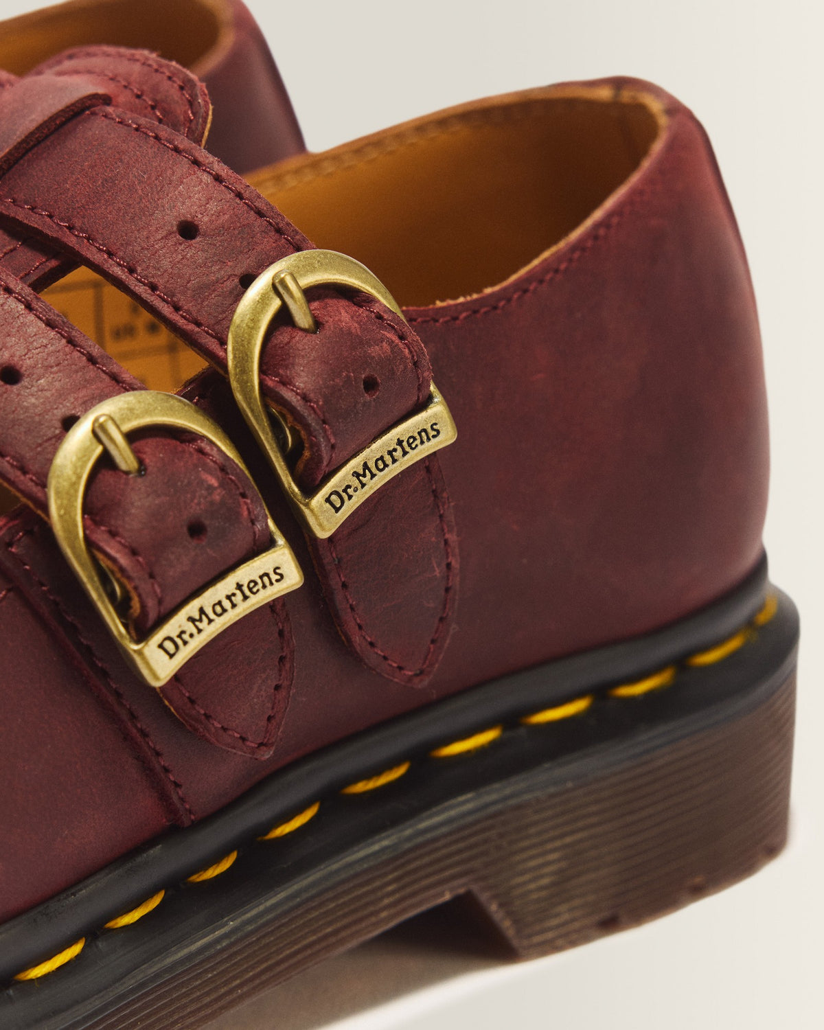 8065 Crazy Horse Leather Mary Jane Shoes - view 3