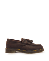 Adrian Crazy Horse Leather Tassel Loafers - view 1