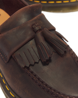 Adrian Crazy Horse Leather Tassel Loafers - view 3