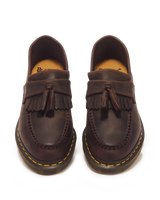 Adrian Crazy Horse Leather Tassel Loafers - view 4