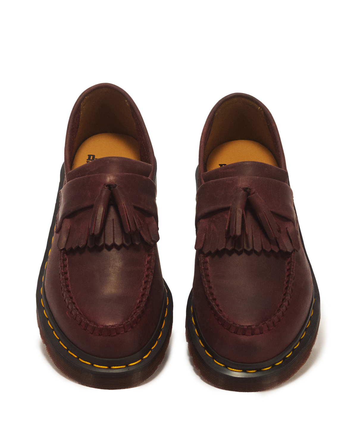 Adrian Crazy Horse Leather Tassel Loafers - view 4