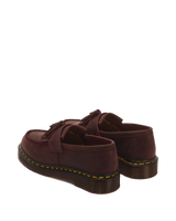 Adrian Crazy Horse Leather Tassel Loafers - view 6
