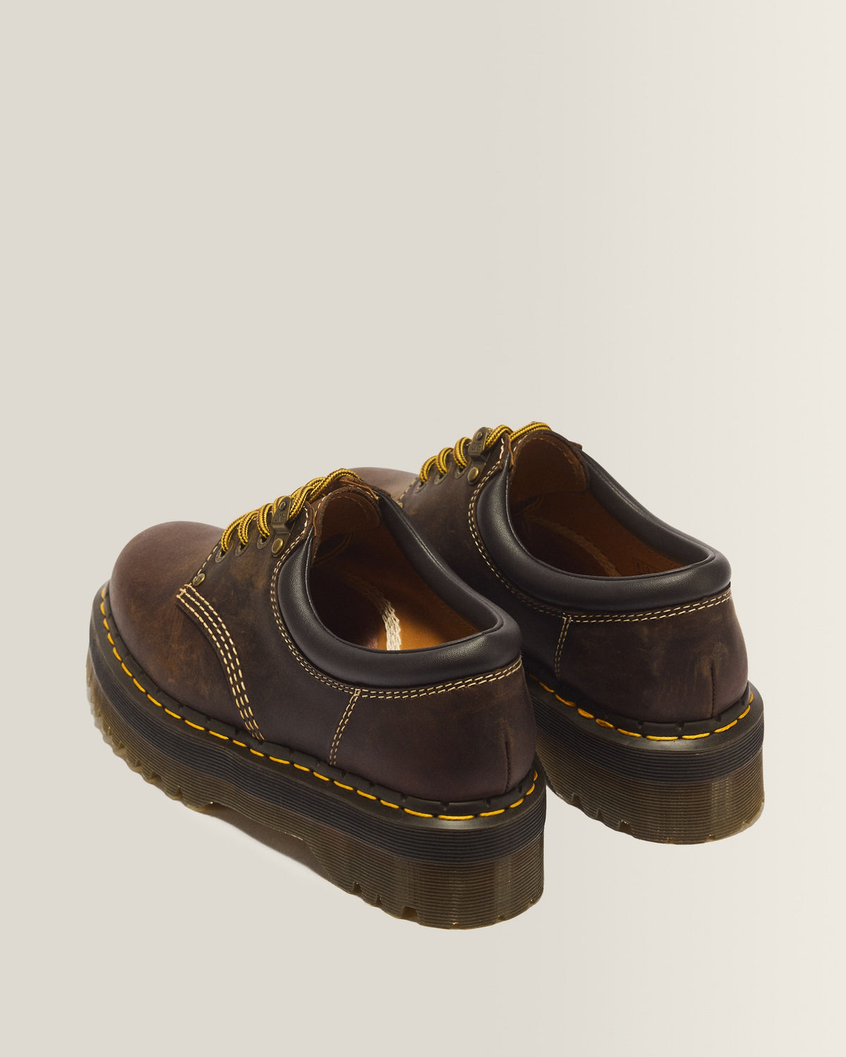 8053 Arc Crazy Horse Leather Platform Casual Shoes - view 6