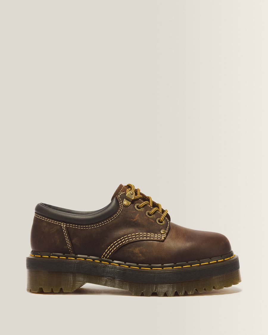 8053 Arc Crazy Horse Leather Platform Casual Shoes - view 1