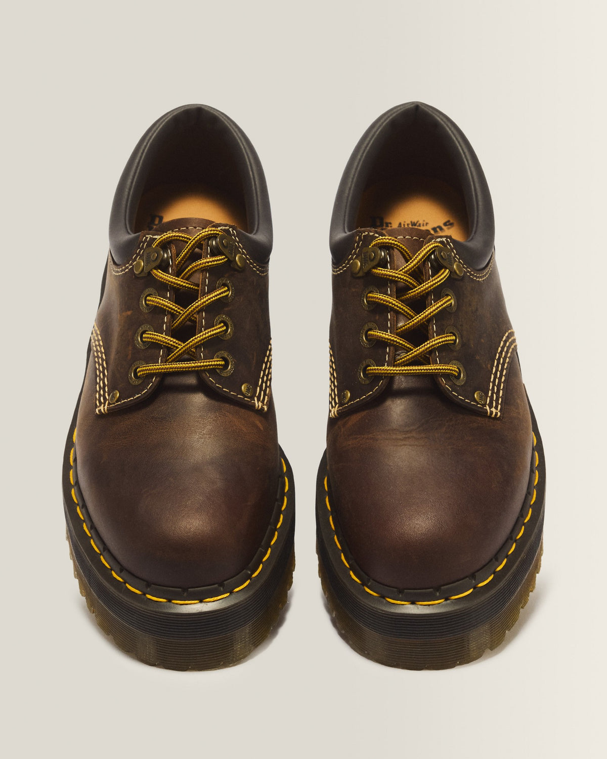 8053 Arc Crazy Horse Leather Platform Casual Shoes - view 4