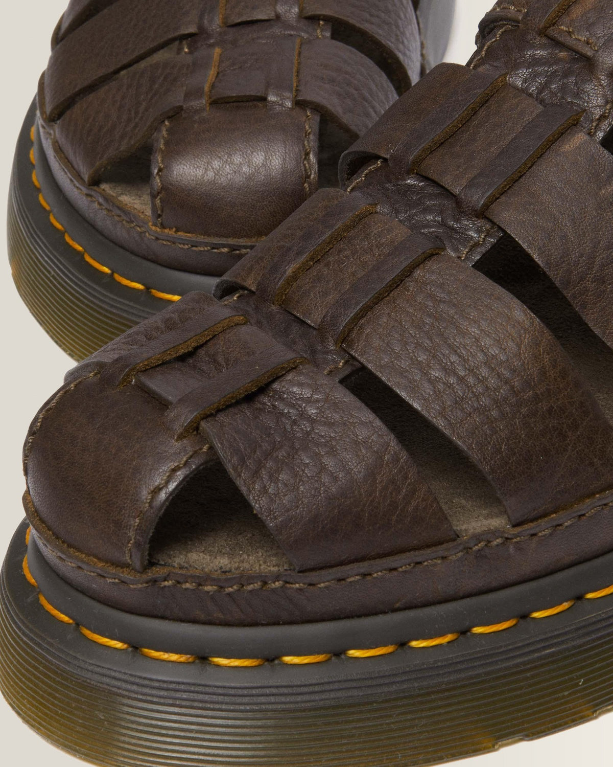 Wrenlie Grizzly Leather Fisherman Sandals - view 7