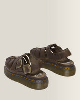 Wrenlie Grizzly Leather Fisherman Sandals - view 5