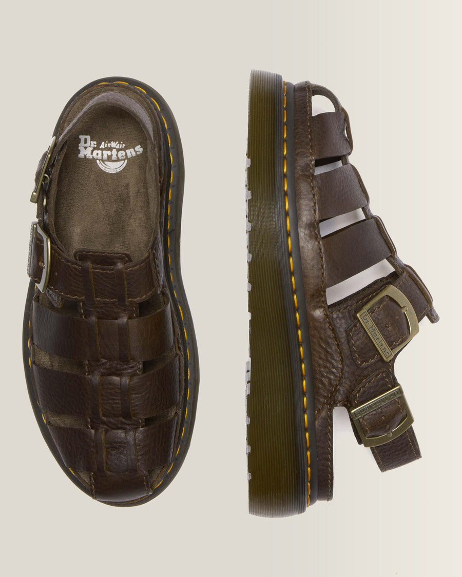 Wrenlie Grizzly Leather Fisherman Sandals - view 3