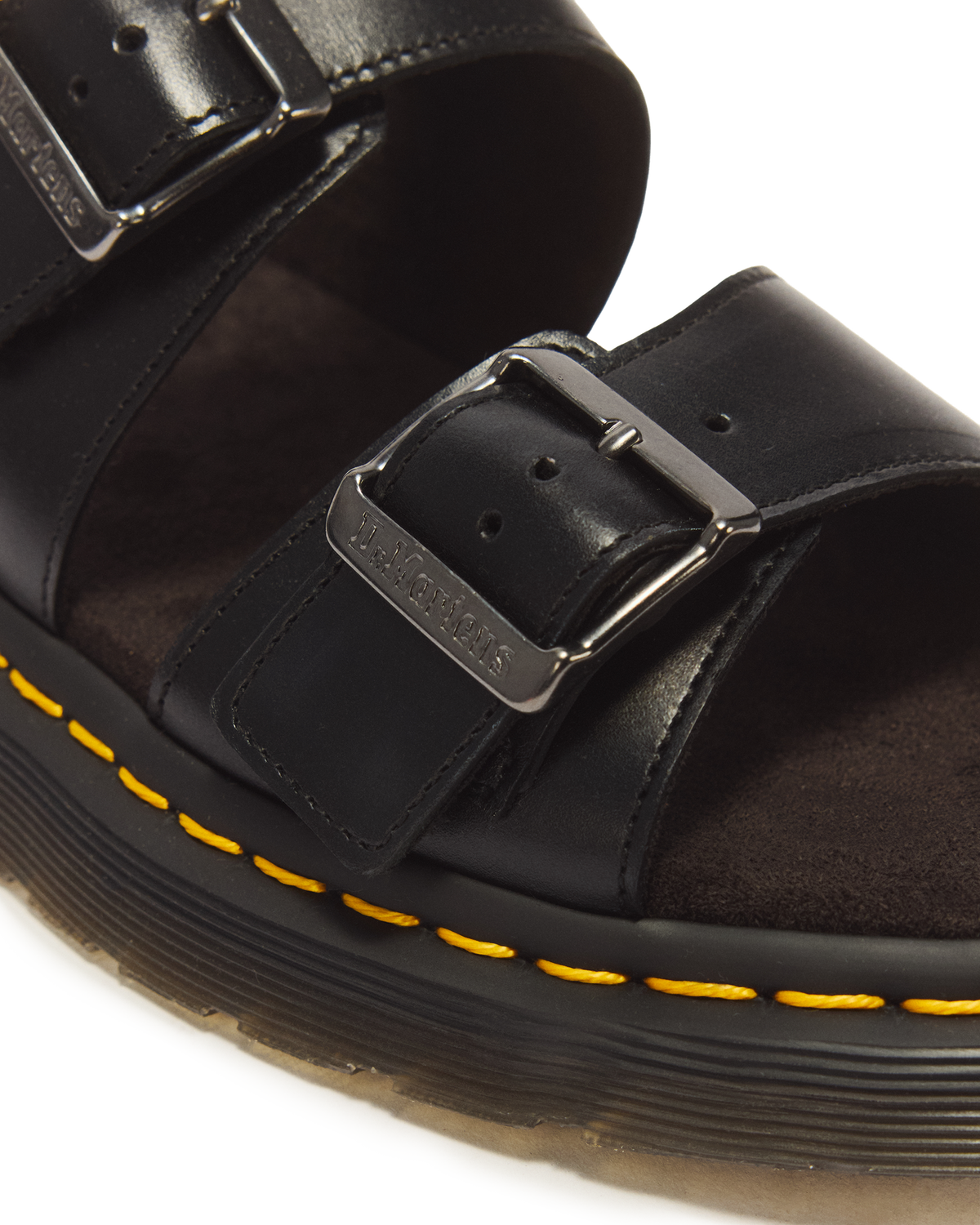 Josef Analine Leather Buckle Slide Sandals - view 5