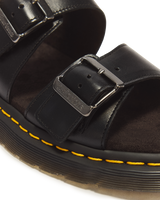 Josef Analine Leather Buckle Slide Sandals - view 5