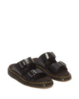 Josef Analine Leather Buckle Slide Sandals - view 7