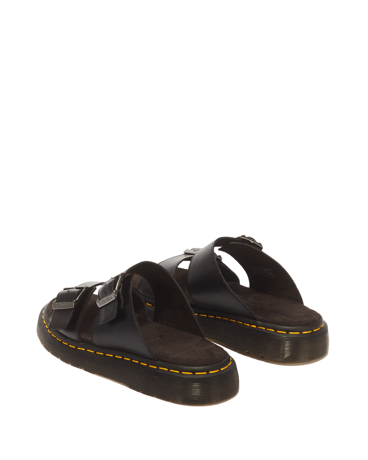 Josef Analine Leather Buckle Slide Sandals - view 8