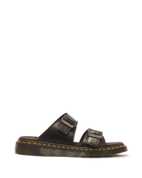 Josef Analine Leather Buckle Slide Sandals - view 1
