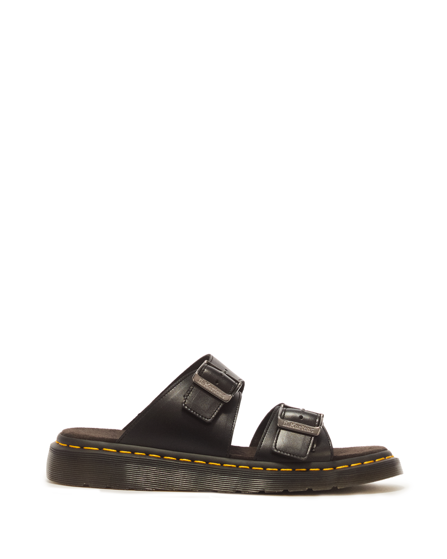 Josef Analine Leather Buckle Slide Sandals - view 1