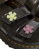 Junior Klaire Coated Glitter Velcro Sandals - view 2
