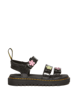 Junior Klaire Coated Glitter Velcro Sandals - view 1