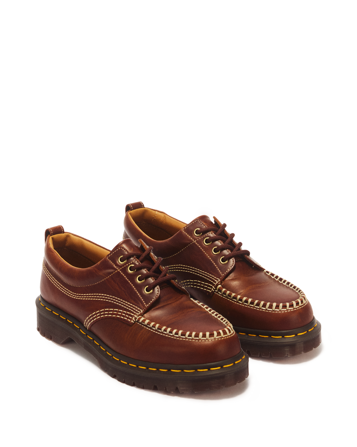 Lowell Leather Moc Toe Shoes - view 5