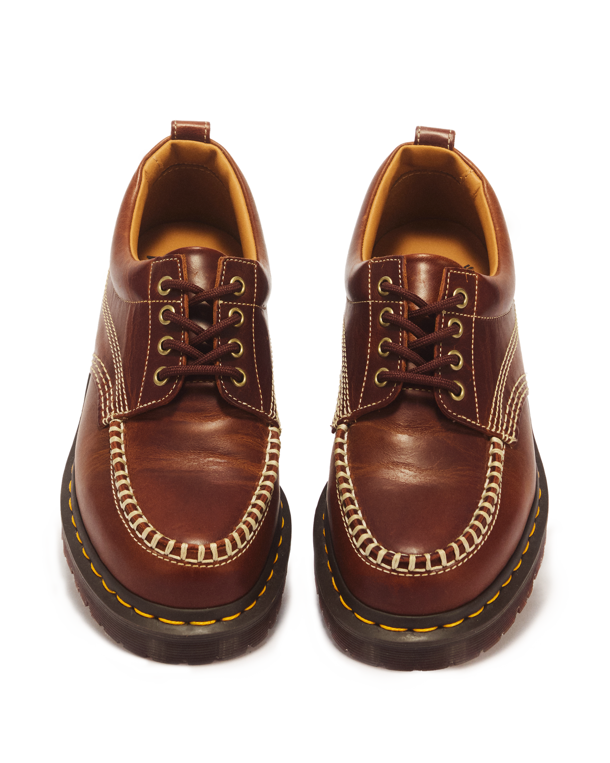 Lowell Leather Moc Toe Shoes - view 4