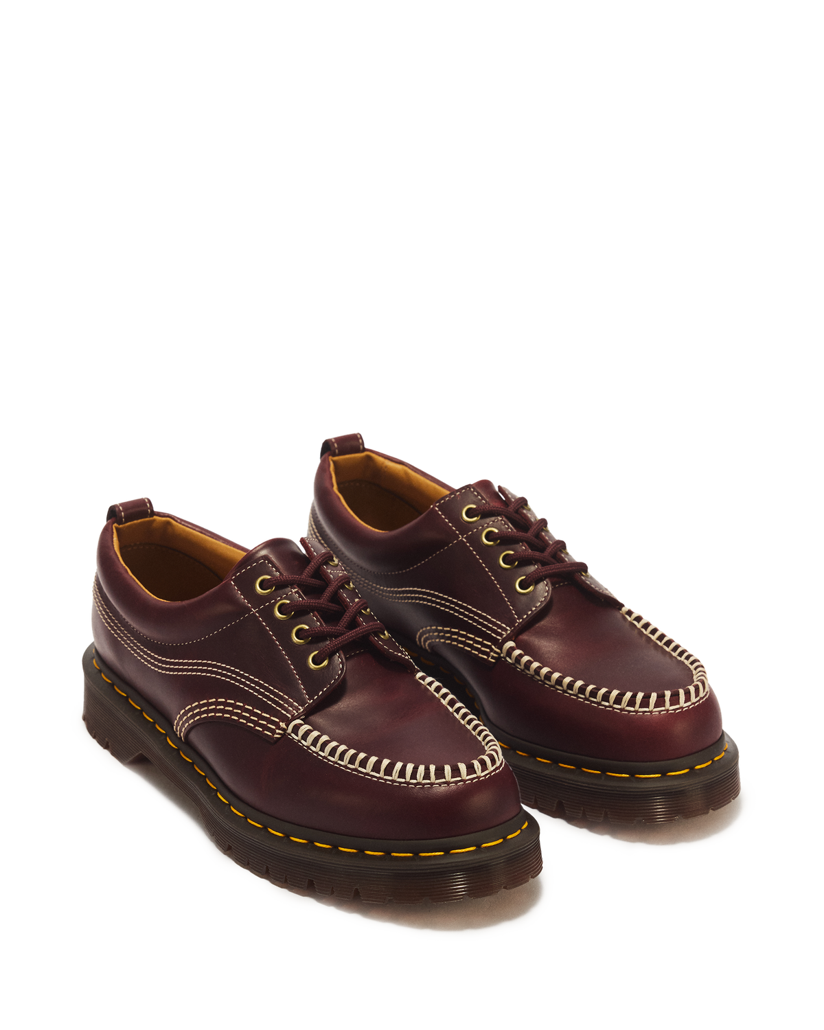 Lowell Leather Moc Toe Shoes - view 5