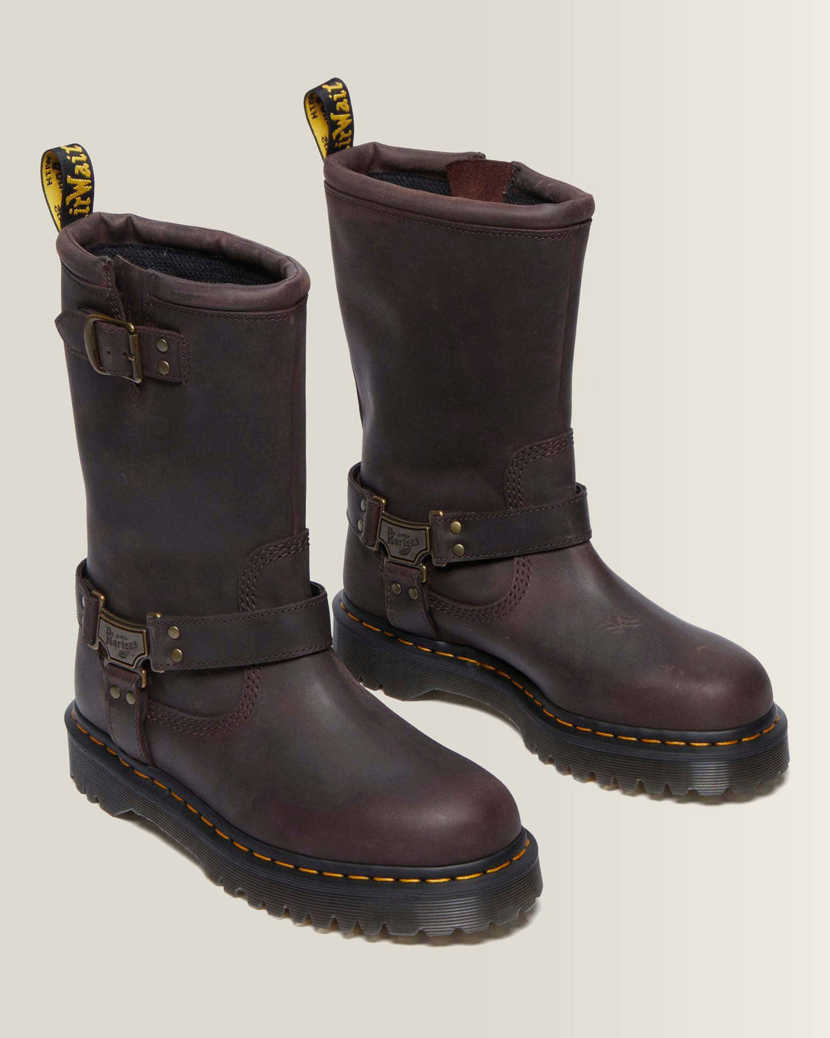 Anistone Hi Leather Biker Boots - view 4