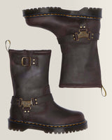 Anistone Hi Leather Biker Boots - view 3