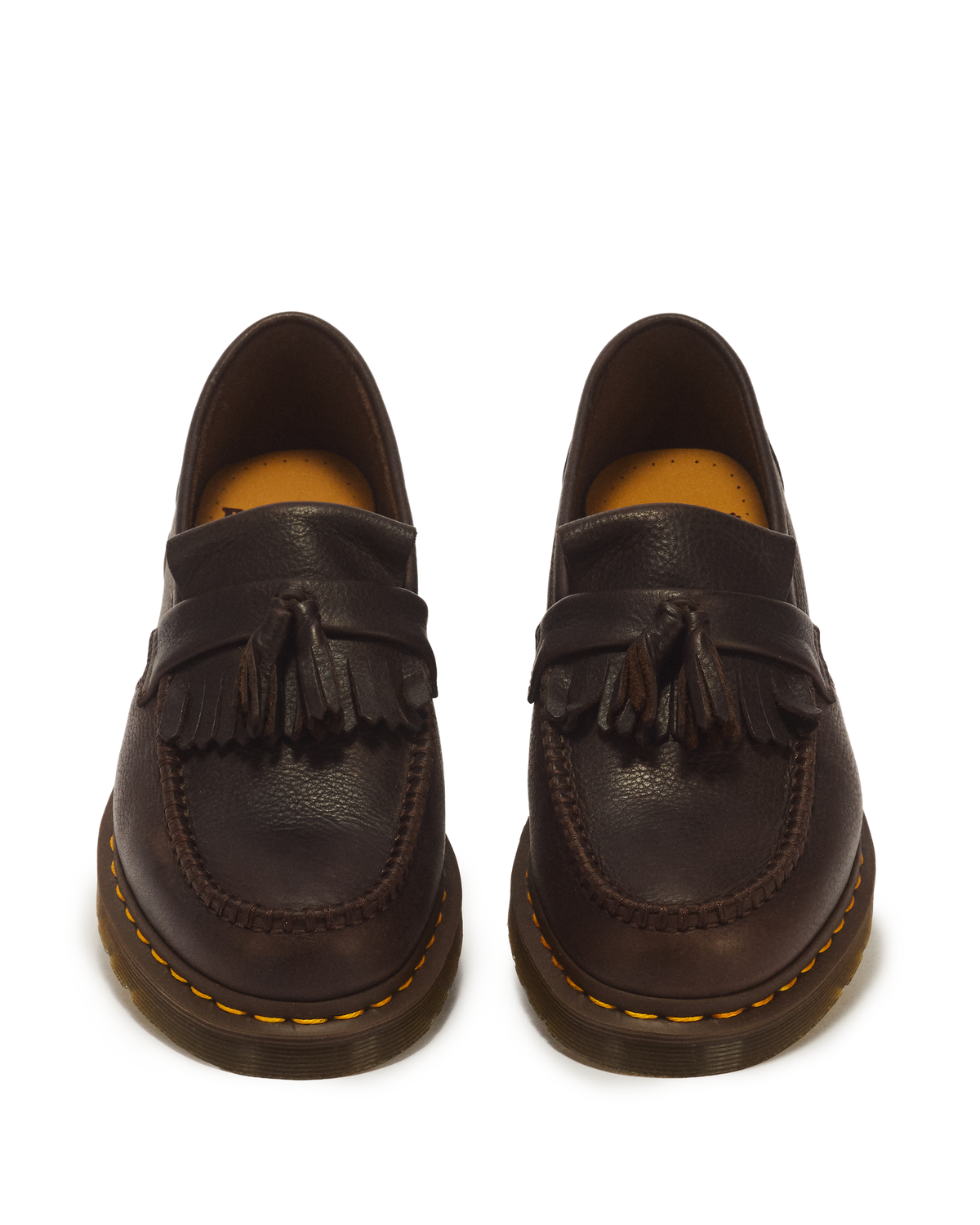Adrian Yellow Stitch Ambassador Leather Loafers - view 4