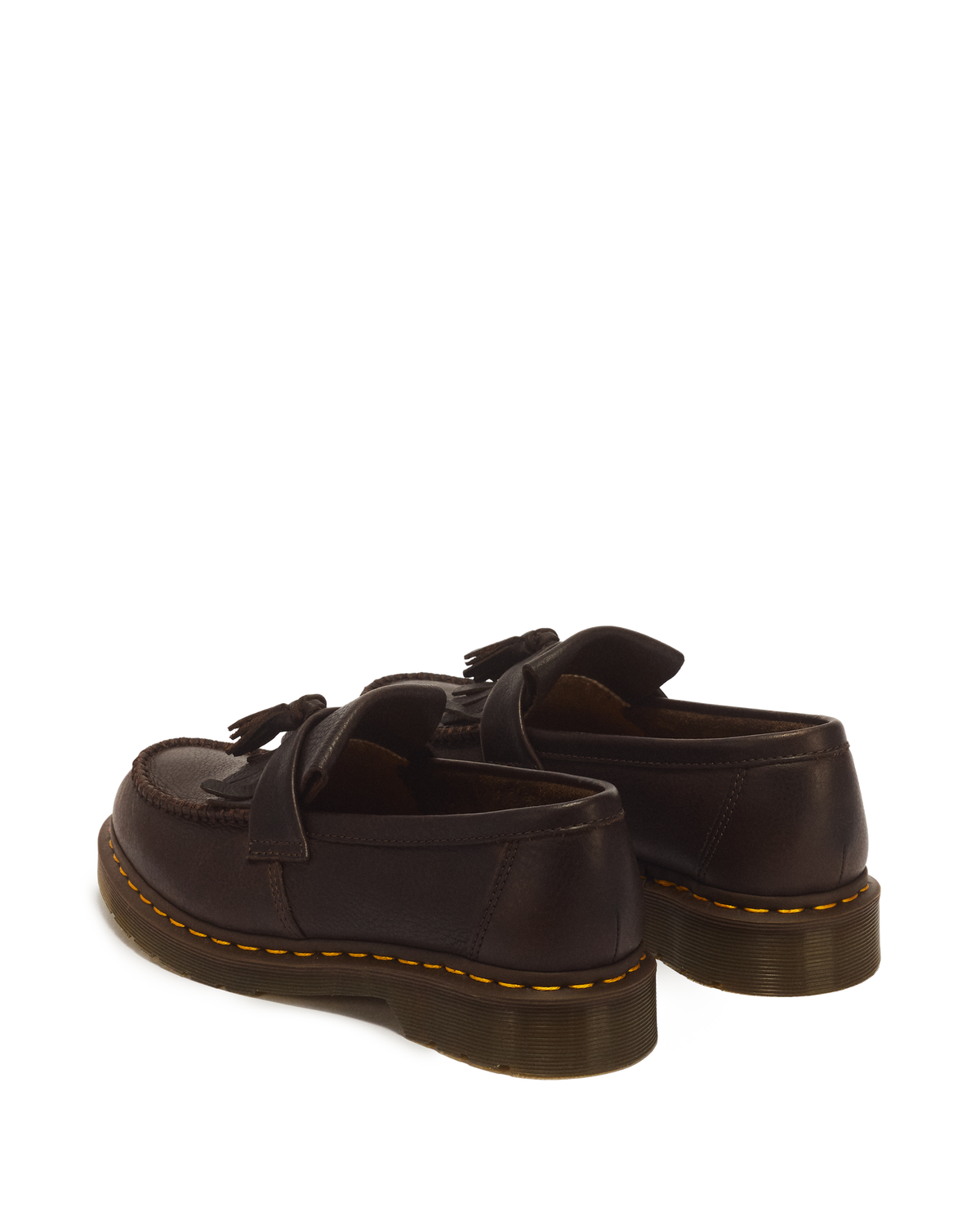 Adrian Yellow Stitch Ambassador Leather Loafers - view 6