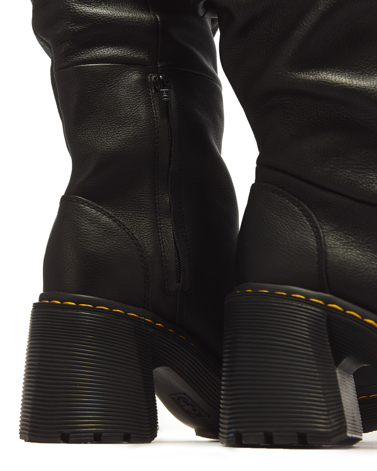 Kasey Virginia Leather Tall Heeled Boots - view 3