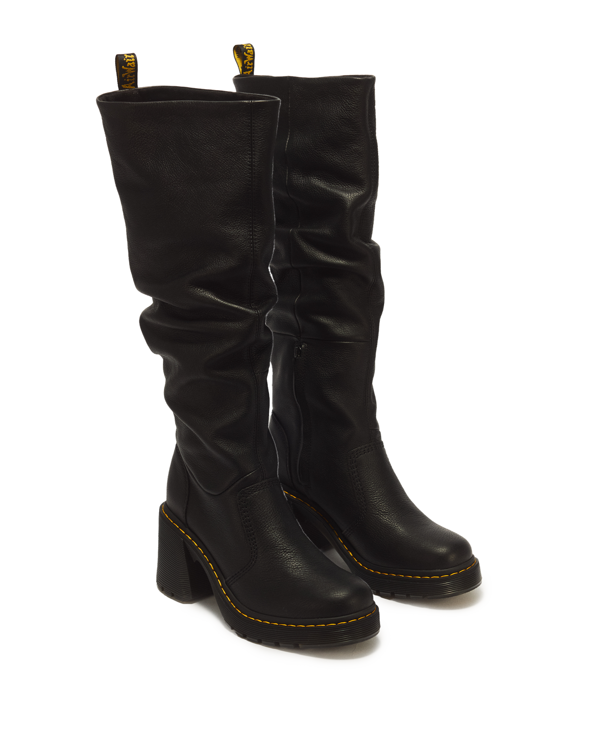 Kasey Virginia Leather Tall Heeled Boots - view 5