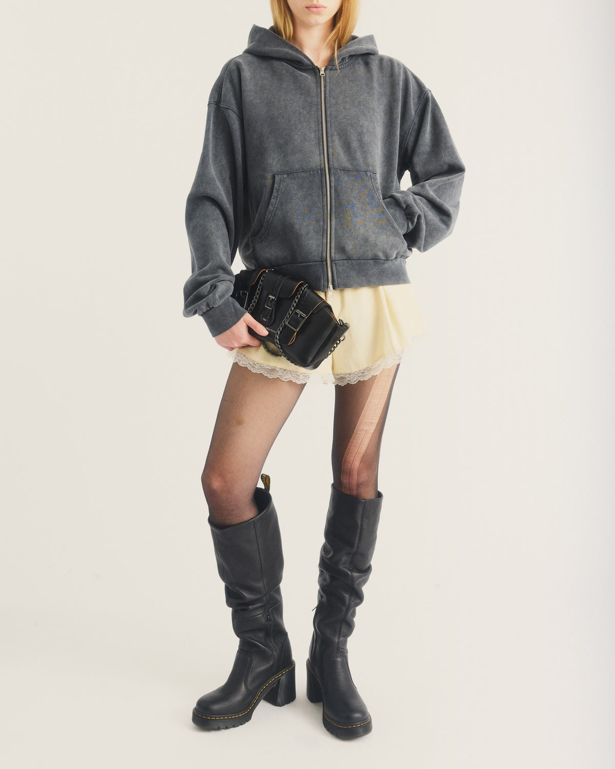 Kasey Virginia Leather Tall Heeled Boots - view 2
