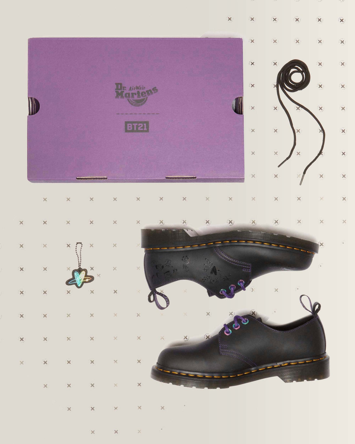 1461 BT21 Leather Oxford Shoes - view 8