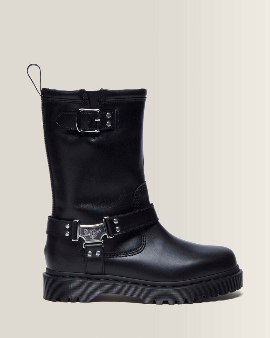 Anistone Hi Leather Biker Boots - view 1