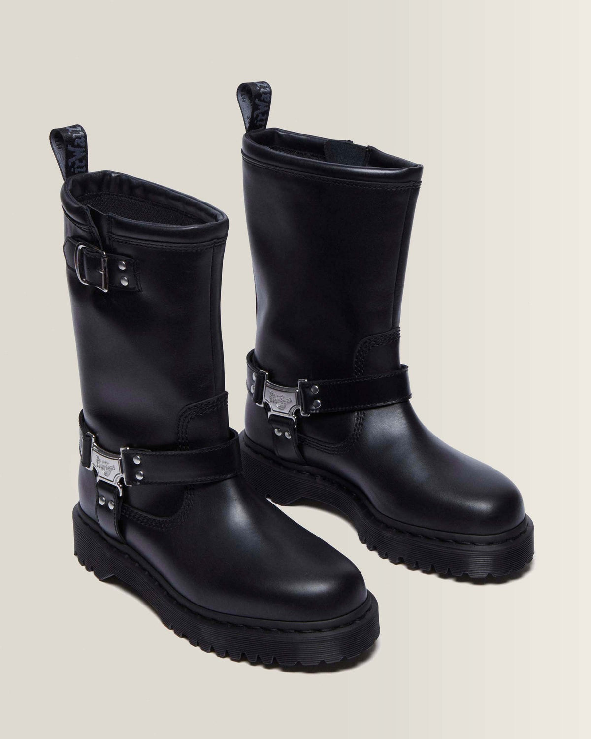 Anistone Hi Leather Biker Boots - view 4