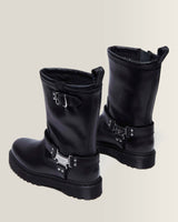 Anistone Hi Leather Biker Boots - view 5
