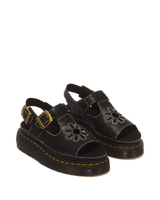 Dunnet Flower Full Grain Leather Sandals - view 5