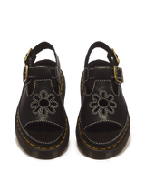 Dunnet Flower Full Grain Leather Sandals - view 4