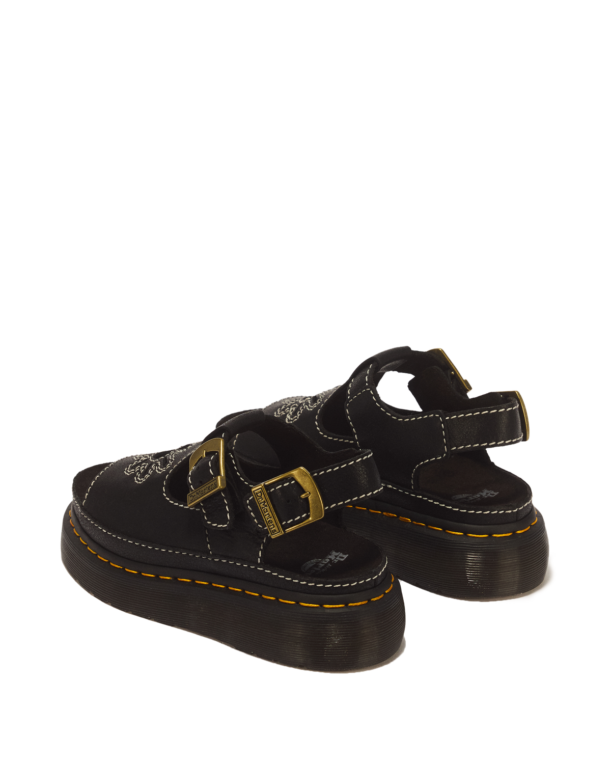 Dunnet Flower Full Grain Leather Sandals - view 6