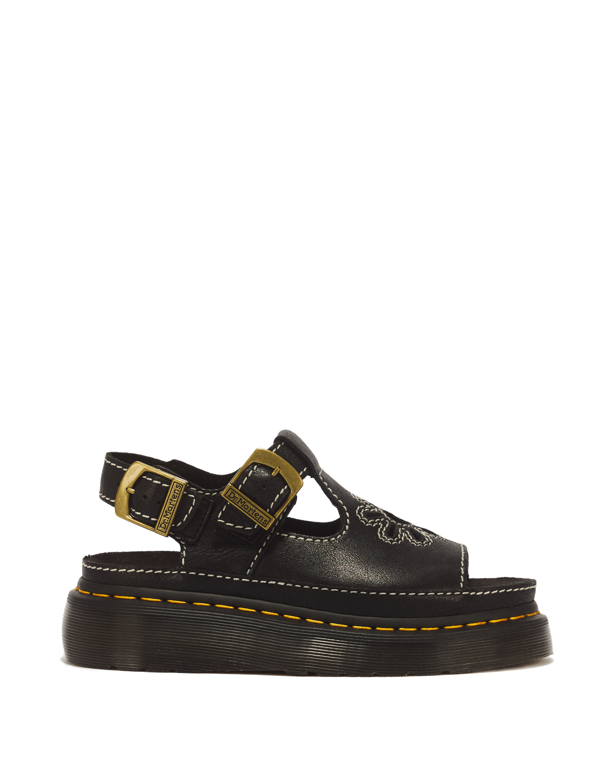 Dunnet Flower Full Grain Leather Sandals - view 1