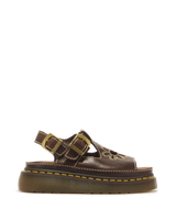 Dunnet Flower Full Grain Leather Sandals - view 1