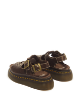 Dunnet Flower Full Grain Leather Sandals - view 6