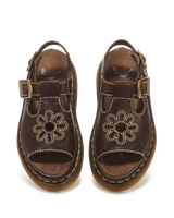 Dunnet Flower Full Grain Leather Sandals - view 4