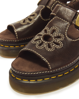 Dunnet Flower Full Grain Leather Sandals - view 8